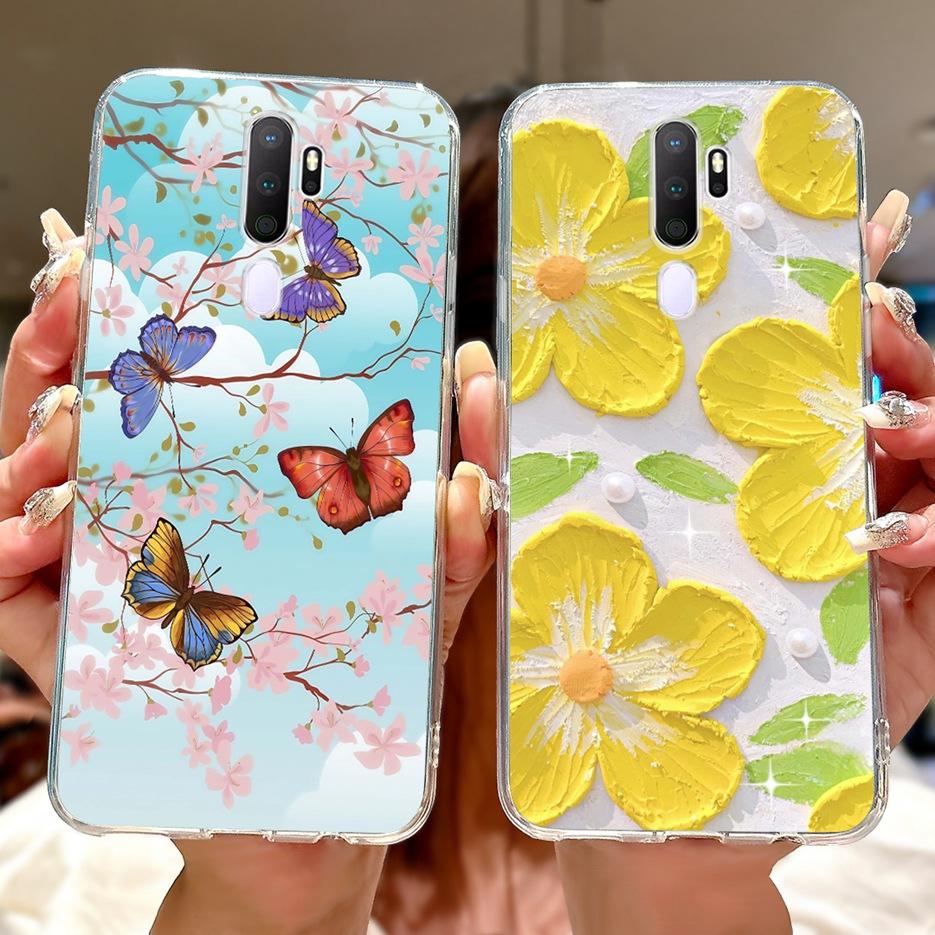 Чехол для Oppo A9 2020 Oppo A11x Новый Роскошный Расписной Чехол Ударопрочный Чехол для Телефона Для Oppo A5 2020 A92020 OppoA11x Мягкие Чехлы Сумки