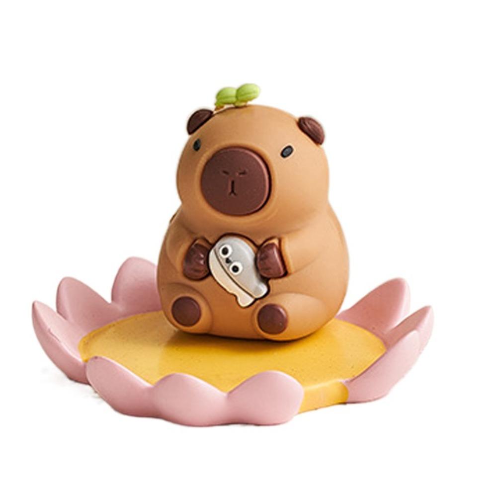 Держатель телефона Капибара Модель Игрушка Декор стола Фигурки животных Декоративные подарки