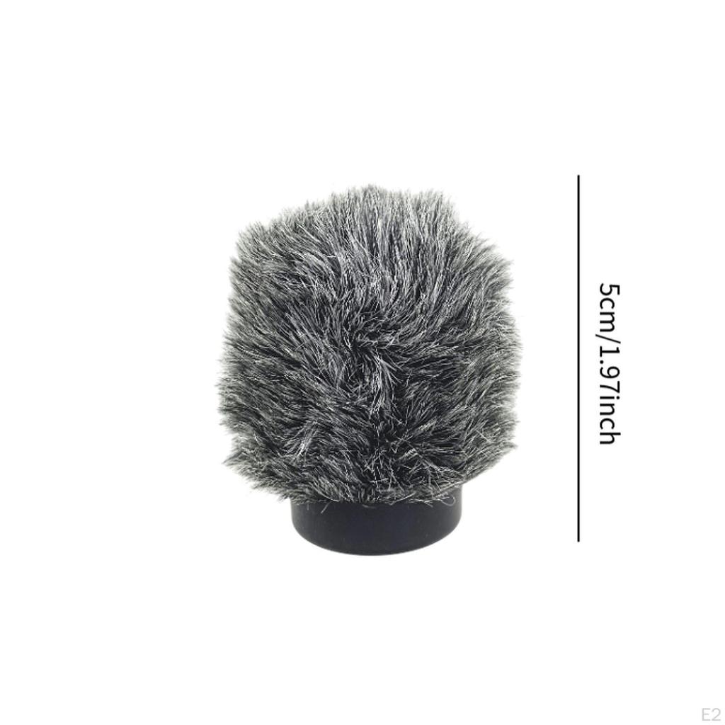 Mic Deadcat Windscreen Wind Shield Windproof Удобный в использовании портативный экран для микрофона