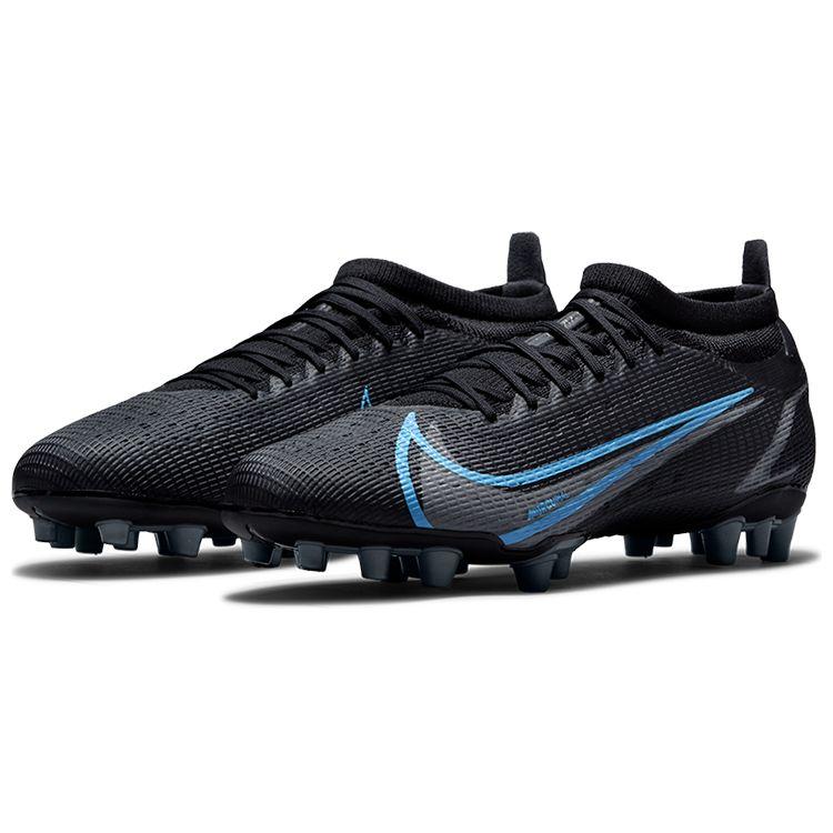 Nike Mercurial Vapor 14 Pro AG Soccer Shoes Men Sneaker Black Blue CV0990-004