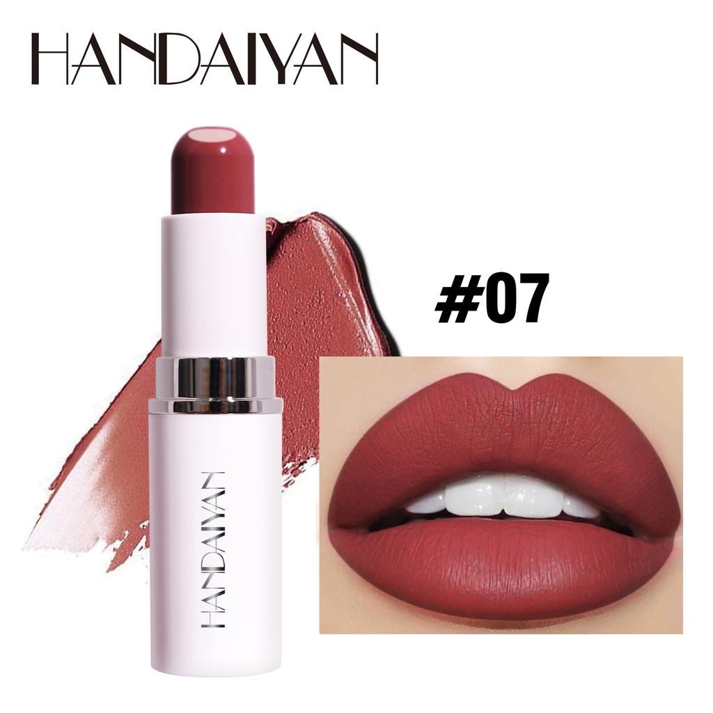 HANDAIYAN Lipstick Lippenstift, Twa-in-ien, Hert-LIP, Reade Froulike Matte Hydraterend En Hydraterend Is Net Maklik Te Ferklearjen
