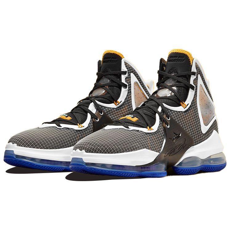 Nike LeBron 19 EP Мужские Черный Университетский Золотой Персидский Фиолетовый DC9340-002