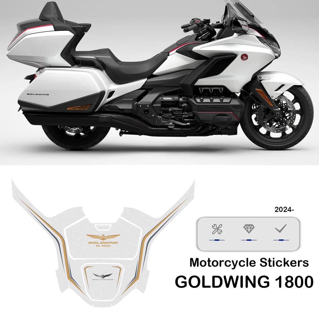 GL1800 наклейки для Honda Goldwing наклейки GL 1800 Gold Wing 2023 наклейка украшение комплект защиты бака аксессуары из ПВХ