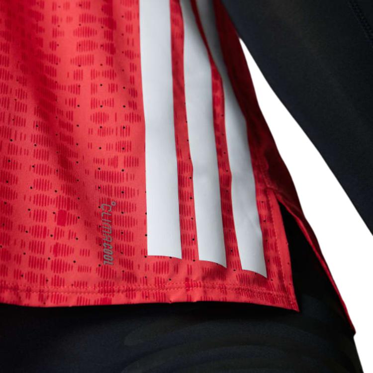 adidas Круглый вырез без рукавов жилет Slim Fit мужские топы Pure-Gem-Red JF3462