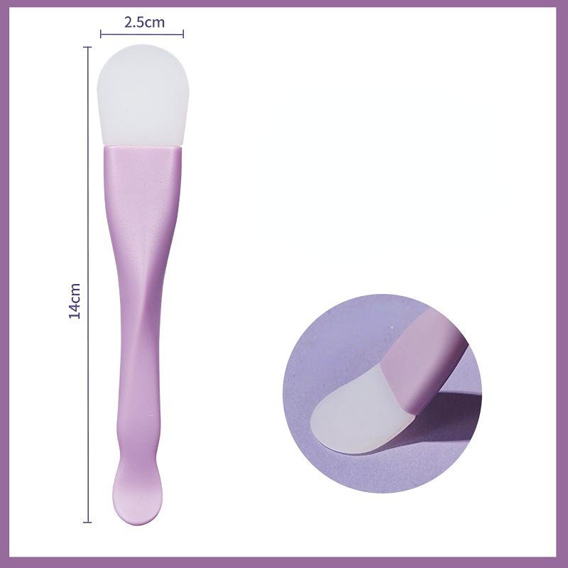 Силиконовая маска для лица с двойной головкой, щетка для массажа лица, чистящие щетки, скребок для грязевой пленки, инструмент для ухода за лицом