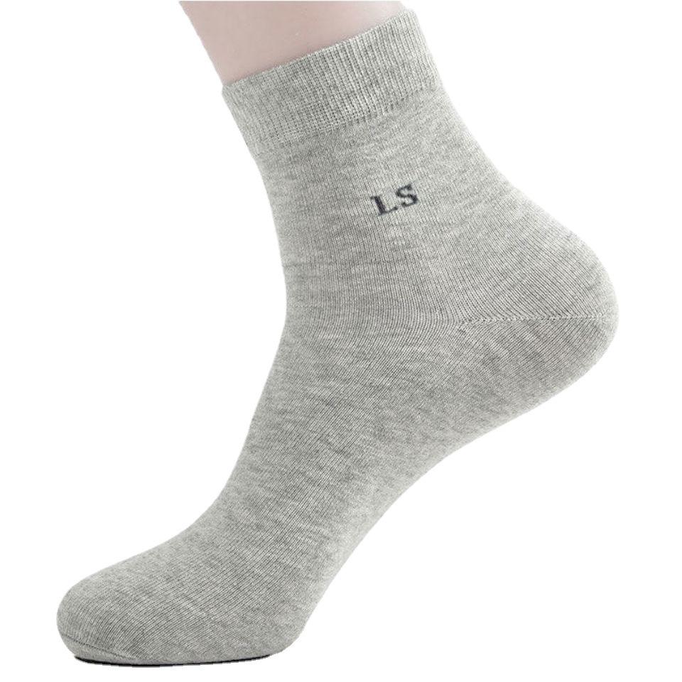 Mens Midtube Socks Cotton Breathable Sweatabsorbent Suitable For All Seasons Business And Sports