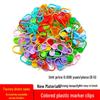 Разноцветные пластиковые маркеры для стежков для DIY вязания крючком, вязания спицами, подсчета, безопасные булавки против распускания