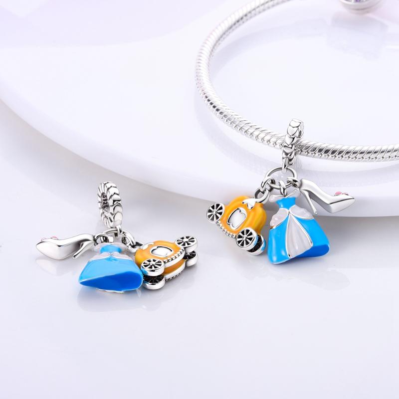 Copper Fantasy Fairy Tale Series Charm For 3Mm Original Bracelet Necklace Diy Birthday Exquisite Jewelry Gift