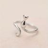 1 Piece Simple Cute Kitten Ring with Open Cat Ears