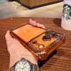 Electroplated four-corner airbag shell for new style phone case with lens film, iPhone 16 shockproof protective cover