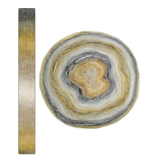 1 рулон пряжи градиента 133,9 дюйма пряжа мохеровая пряжа пряжа из смеси акрила и шерсти