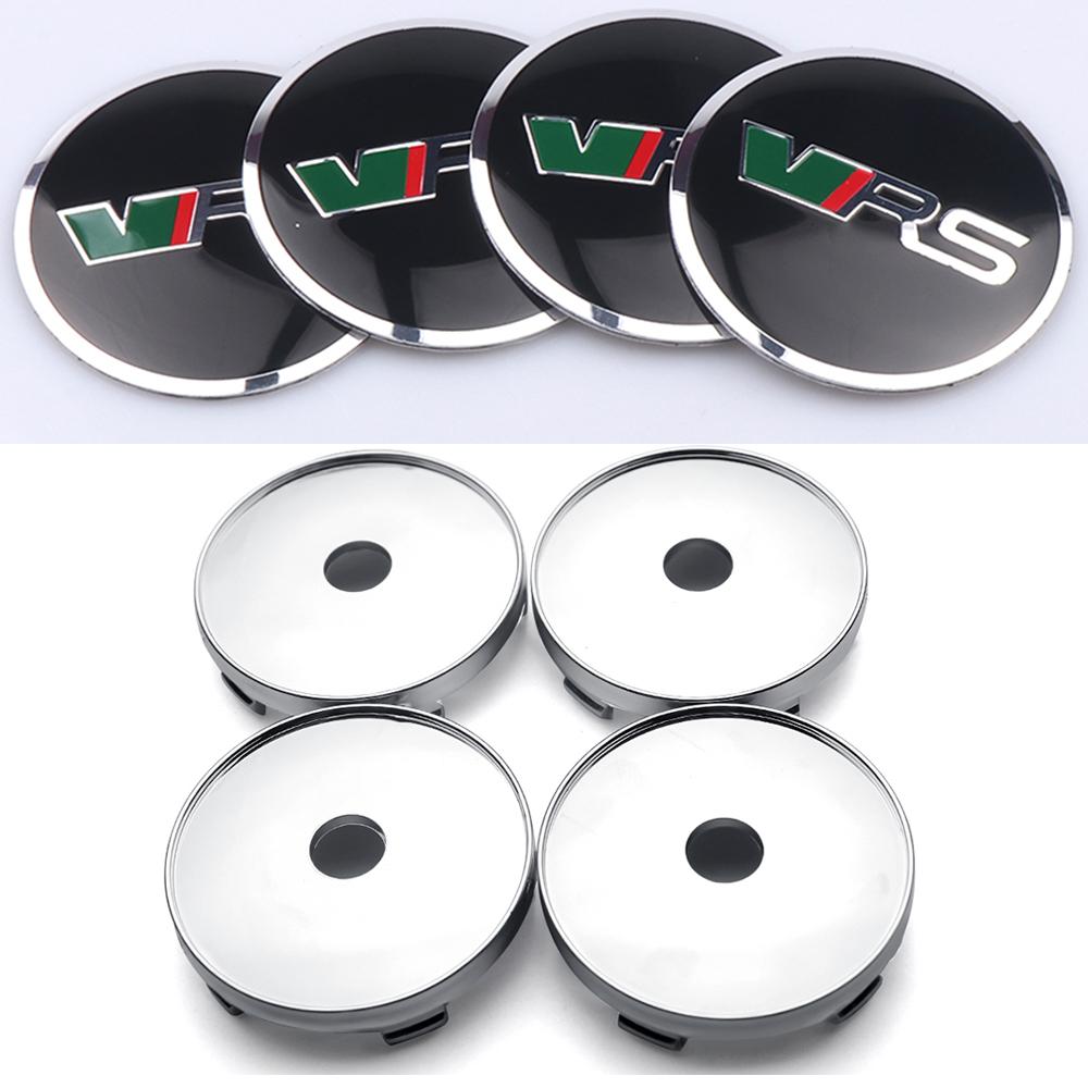2025 New 4Pcs Aluminum Alloy Car Wheel Center Hub Caps Cover Rim Sticker Badge For Skoda Octavia 2 VII Fabia Rapid Superb Scala