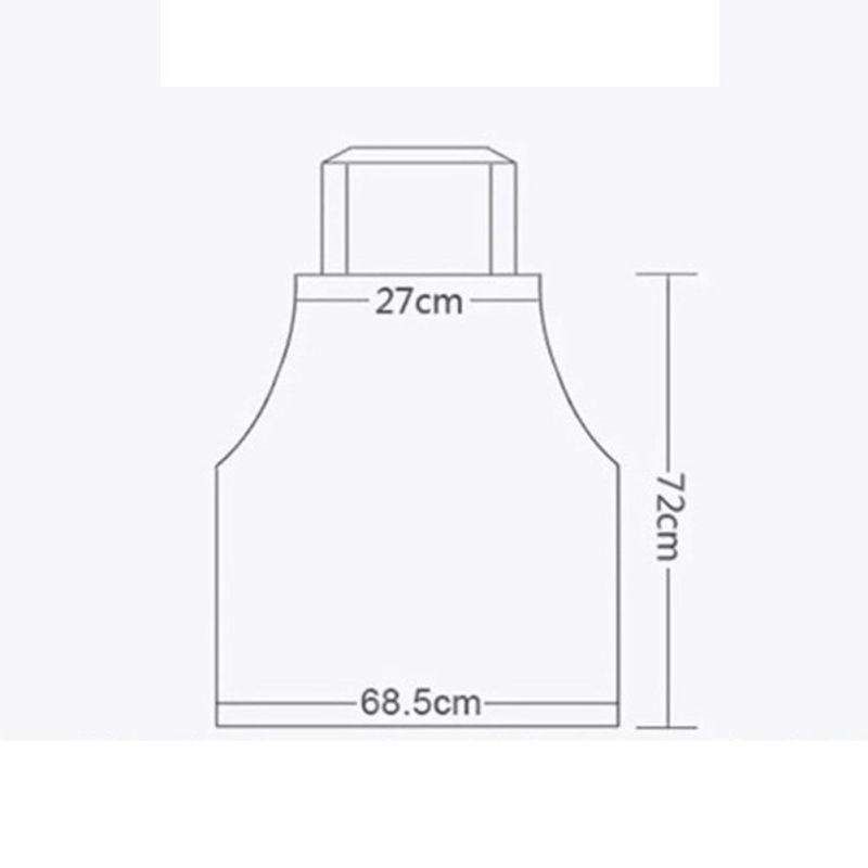 Фартук с принтом ножа и вилки, короткий водостойкий и маслостойкий фартук для взрослых, кухонные фартуки для приготовления пищи в ресторане w