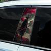2 шт. JDM Самурайские Наклейки на Автомобиль Водонепроницаемая Декоративная Накладка на Центральную Стойку B-стойки Автомобиля Защита от Царапин DIY Наклейки на Двери и Стойки Автомобиля