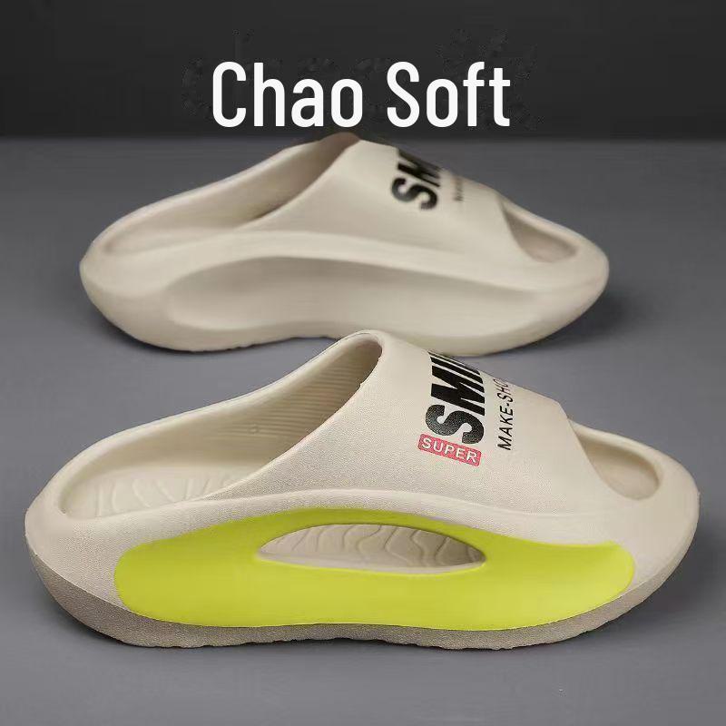 Женские тапочки из ЭВА-кокоса на толстой подошве — удобные сандалии для отдыха на открытом воздухе для пар