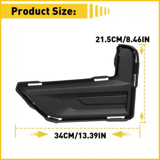 Left Driver Front Side Fog Light Cover Bezel Black For 2017- Nissan Rogue