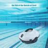 Cordless Robotic Pool Cleaner Pool Vacuum Powerful Suction Slient Operation Lasts 150 Mins with 4