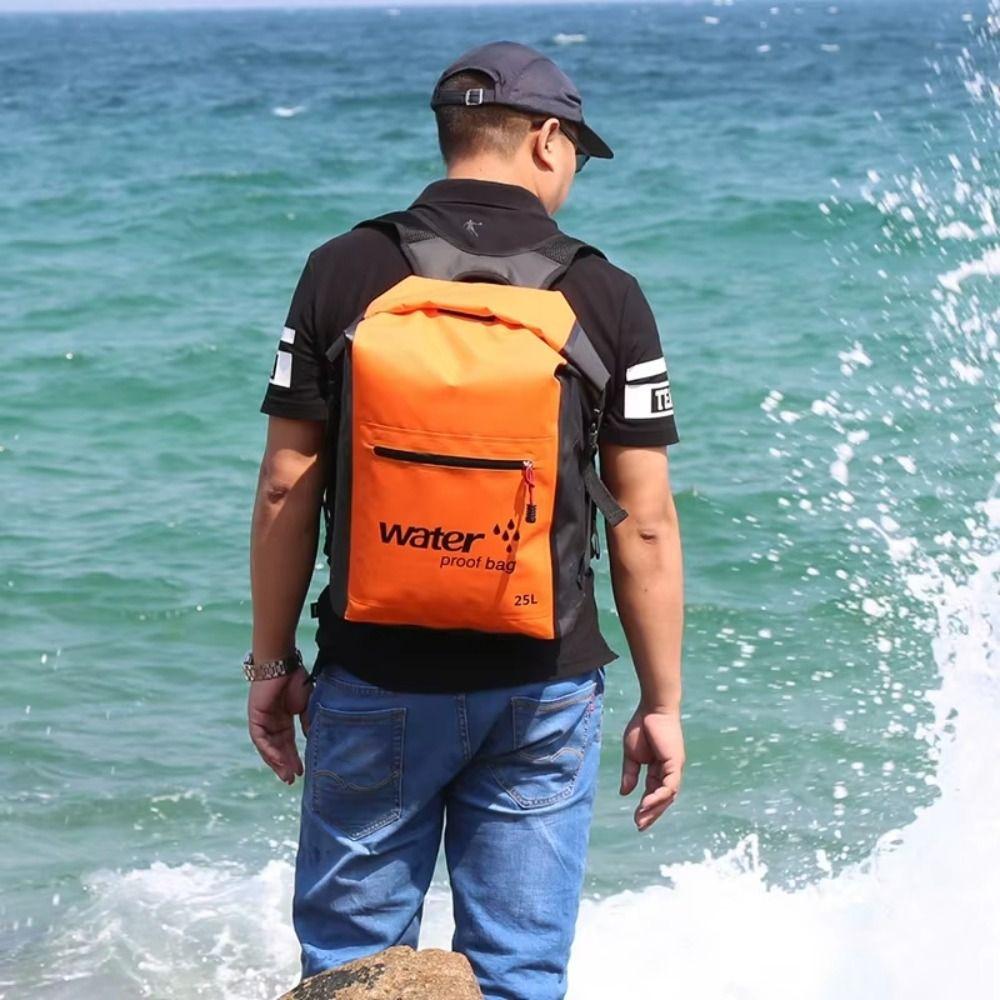 Water Floating Swimming Backpack Dry Storage Bag Rafting Bucket Bag River Trekking
