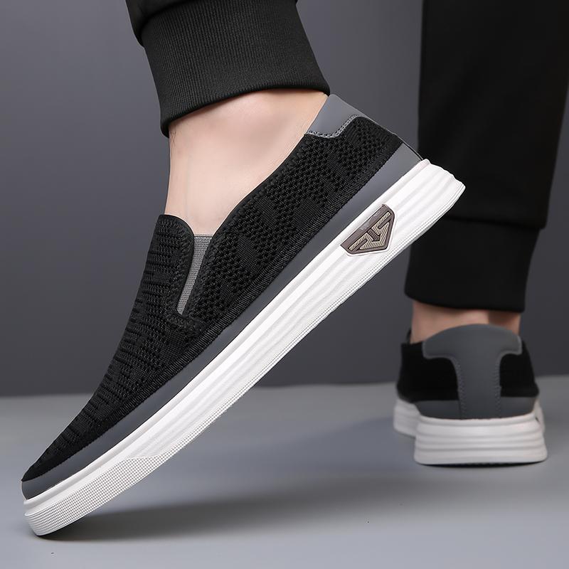 Легкие универсальные кроссовки, дизайнерские мокасины с вырезами, универсальные туфли для ходьбы, мокасины, повседневная мужская кожаная обувь