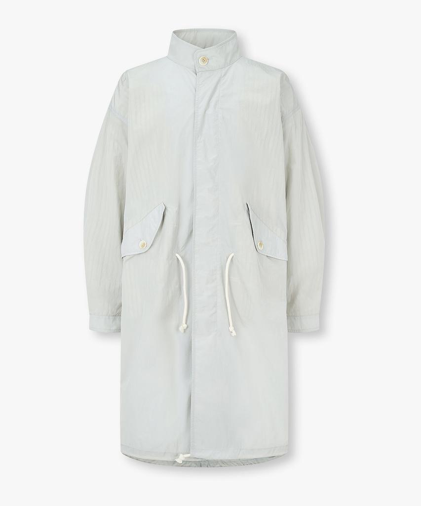 Man On The Boon Nylon String Detail Jacket_Light Grey 4716109006