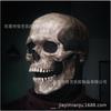 New Halloween Skull Mask with Moving Mouth Movable Jaw Skull Full Head Mask