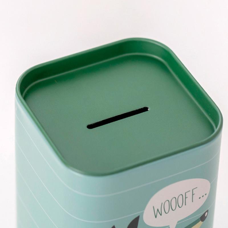 Piggy Bank Metal Coin Box Cute Sundries Cans Storage Cans Gift Cans Home Decor Household Saving Money Box