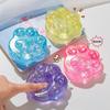 Блестящая животная сжималка для снятия стресса Саламандра Кролик Медведь Осьминог Капибара Сенсорная игрушка Декомпрессия Прозрачный шар для снятия стресса Игрушка-фиджет