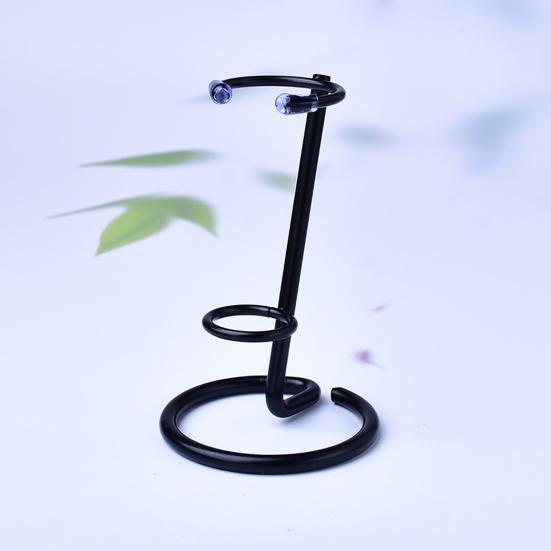 Подставка-держатель для палочки из железа с круглым основанием, железная основа, искусственный кристалл, украшение для хранения, домашний офис, декор