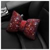 1 шт., подушка для шеи с бриллиантами и кристаллами, бантом, стразами, авто подголовник, подушка для сиденья, блестящие автомобильные аксессуары для женщин