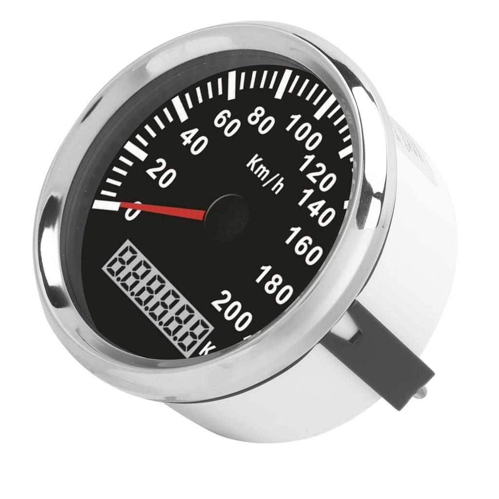 3‑3 8in Speed Gauge GPS 200km h Waterproof 12V 24V for Ship Yacht Motorcycle Vehicle