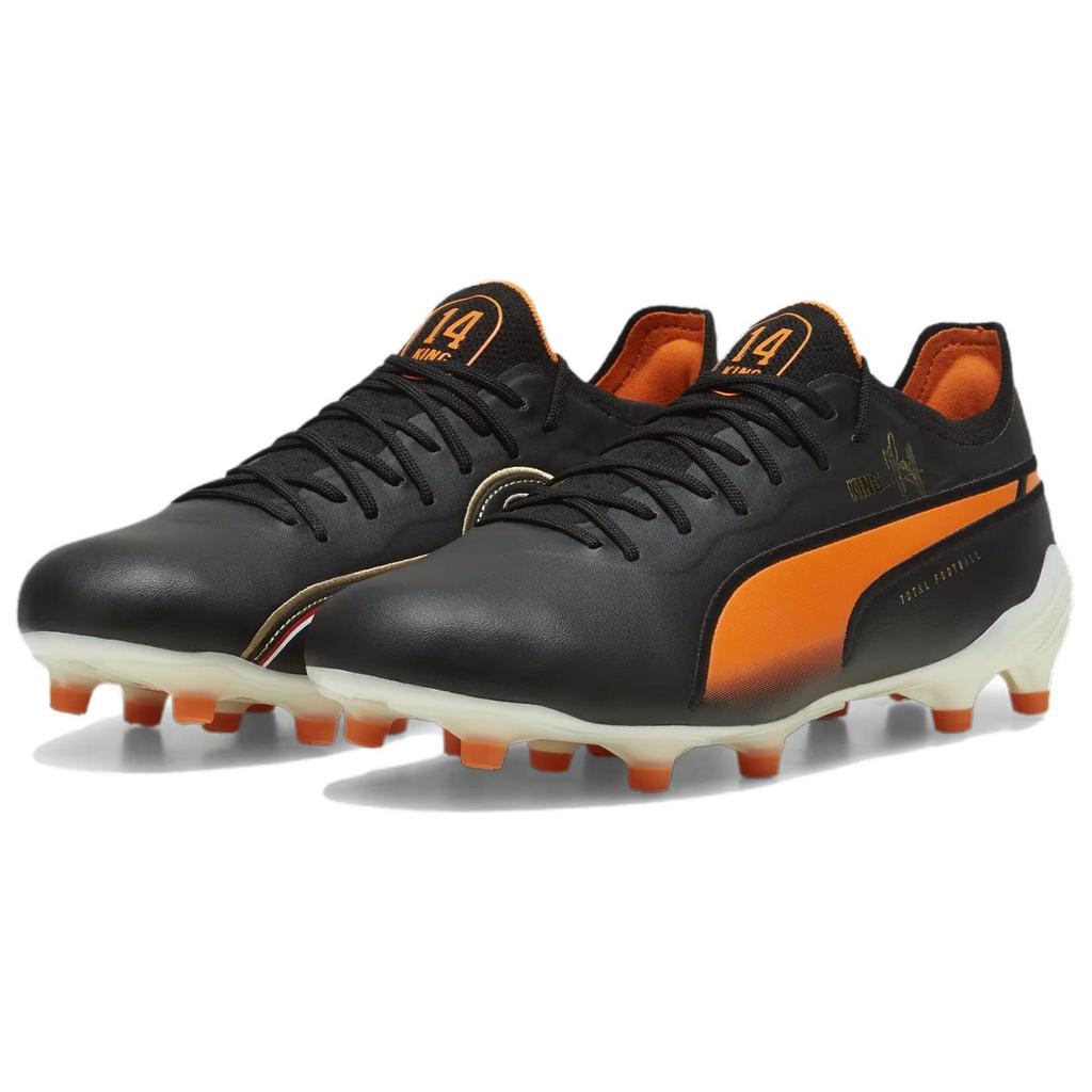 Puma Мужские кроссовки King Ultimate Cruyff FG AG Legend Pack Black White Rickie-Orange 107826-01
