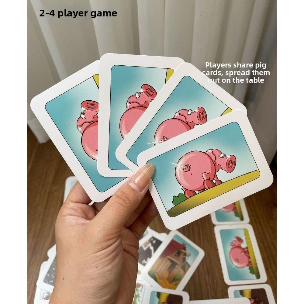 Multicolor Board Game Chicken Piou Piou Party Game Funny Card Game Family Fun