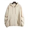 Loose Hooded Sweater Women's 2024 Autumn and Winter Plus Size Zip-up Cardigan Top