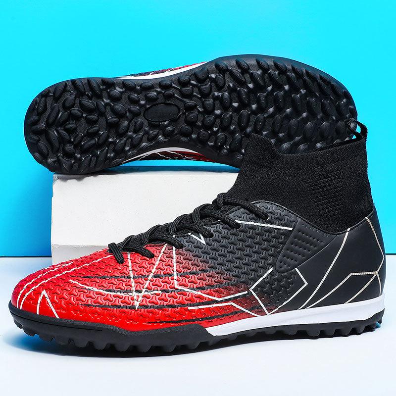 Зарубежные высокие дышащие футбольные бутсы Профессиональные игровые бутсы Футзальные футбольные бутсы