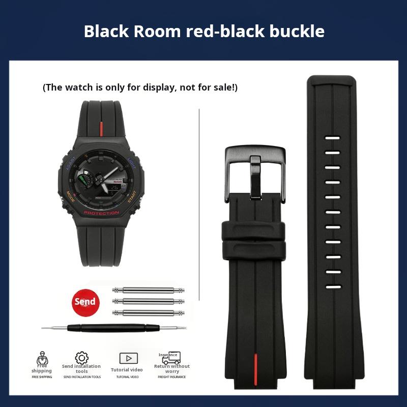 Силиконовый браслет Для Casio G-SHOCK GA-2100 Силиконовый ремешок GA2100 GA2110 GA-B2100 DW5600 GM5600 Модифицированный мужской резиновый ремешок для часов