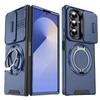 Прочный Автомобильный Держатель Магнитный Стенд Чехол Для Samsung Galaxy Z Fold 7 6 5G Защита Всего Корпуса Устойчивая Сдвижная Крышка Окна
