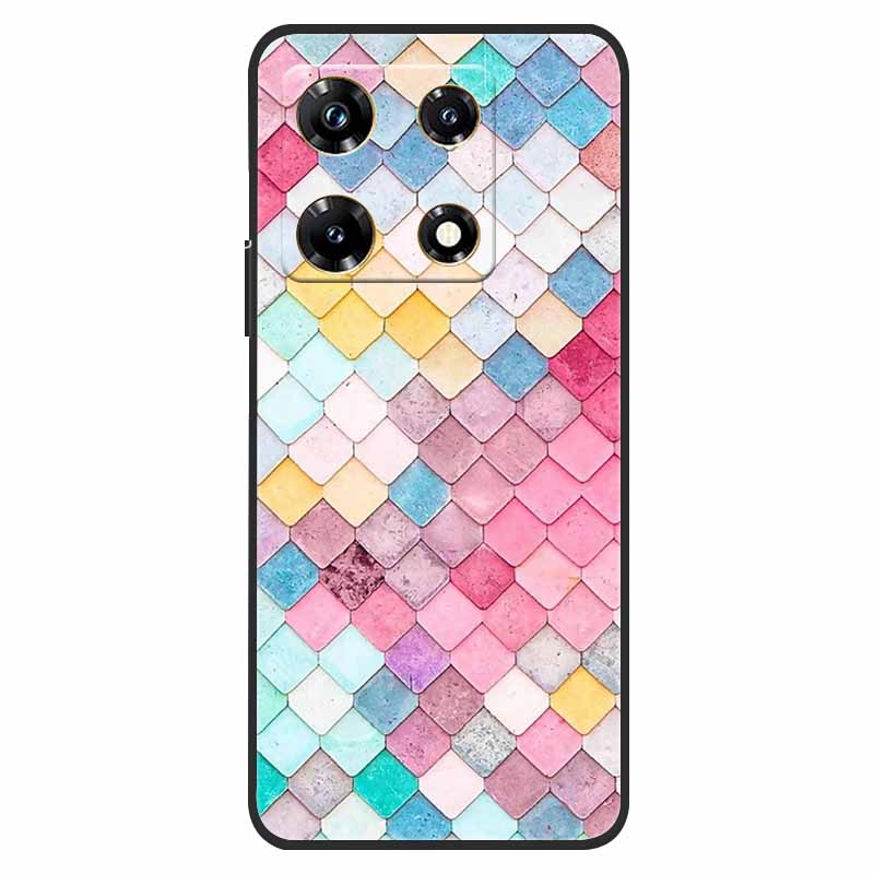 Для Infinix Note 30 5G 4G Чехол Note30i Ударопрочный Мягкий силикон ТПУ Задняя крышка Для Infinix Note 30i Чехлы для телефона Note30 4G X6833B