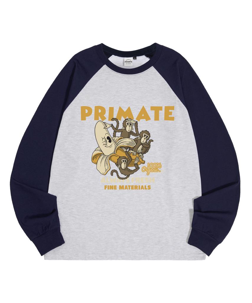 PRIMATE 100 Oversized Raglan Long Sleeve 3 Colors