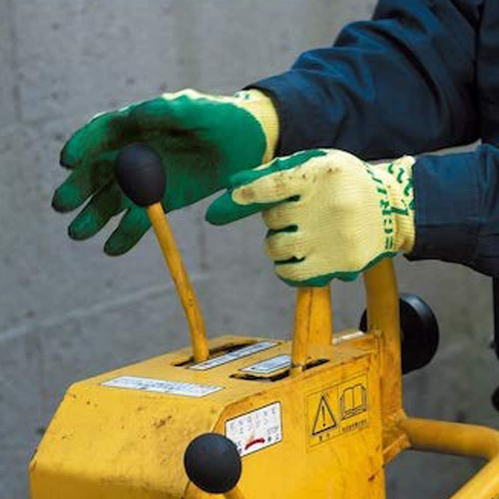 Showaglove Work Gloves 313 Grip Soft Pack of No. Type, Medium, Green, 3-Pair (Set 2)