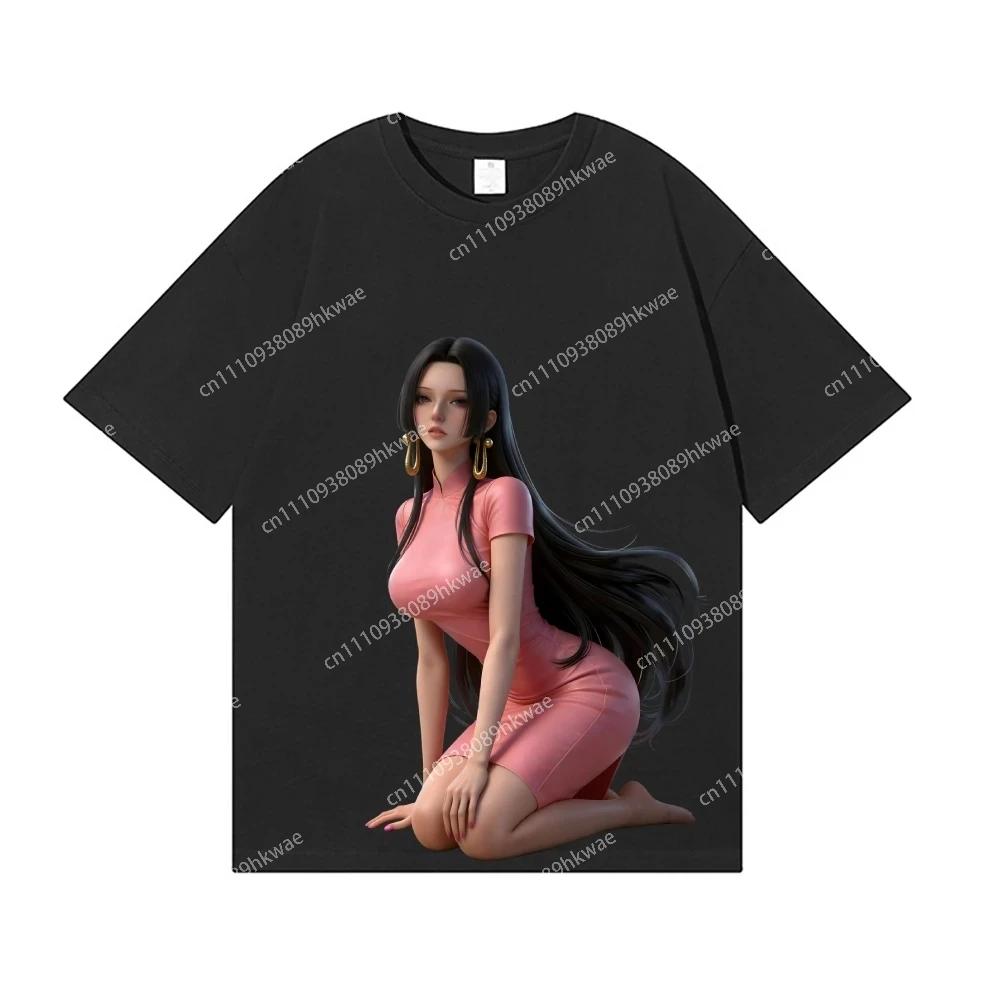 One Piece Hancock Japanese Style Classic Tee Highquality Streetwear Unisexs Clothing And Unisexs T Shirt