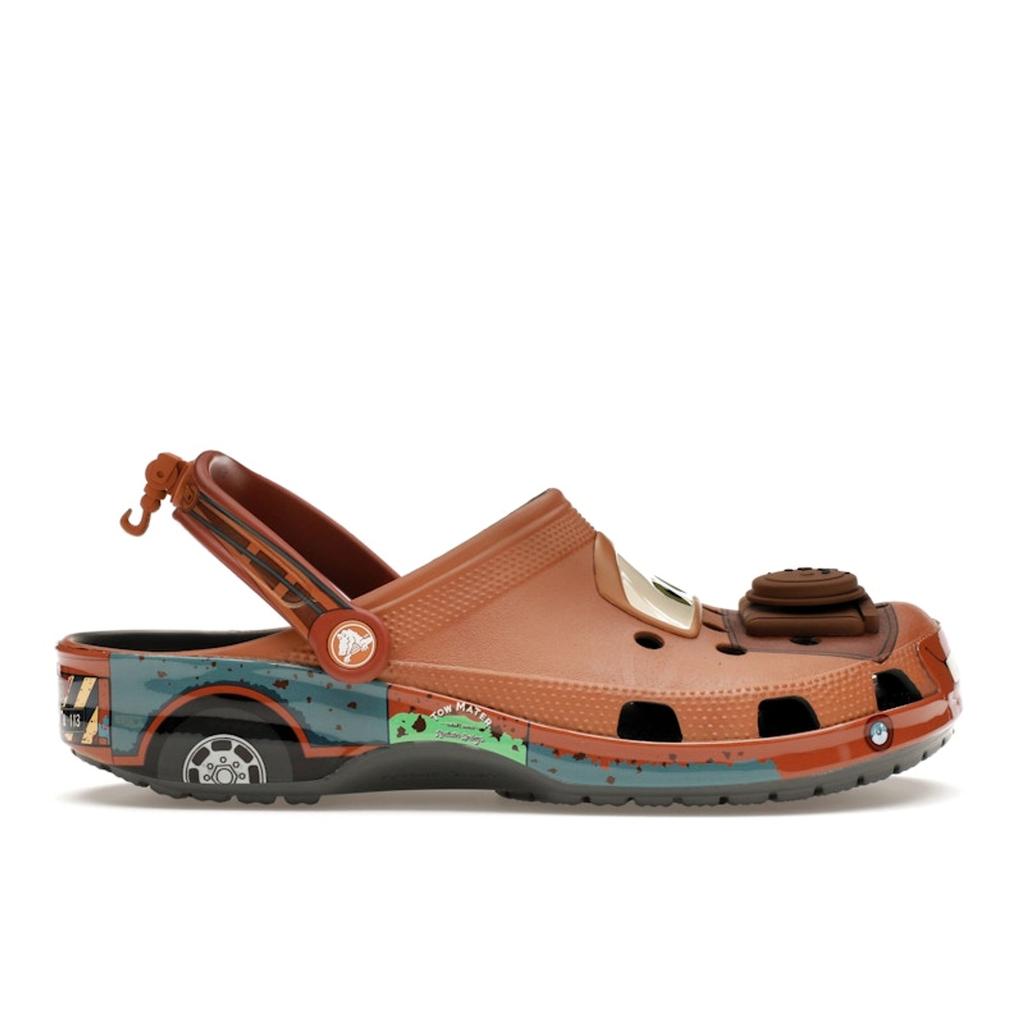 Cars x Crocs Classic Clog Mater Унисекс Кроссовки Коричневый Серо-сланцевый 209371-0DA