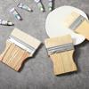 3Pcs Flat Paddle Paint Brush Set For Oil and Acrylic Paints Brushes (3", 4", 5")