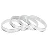INFINAUTO Hub Centric Ring 54.1mm Inner To 57.1mm OD Car Wheel Hub Ring Aluminum Alloy 4pcs