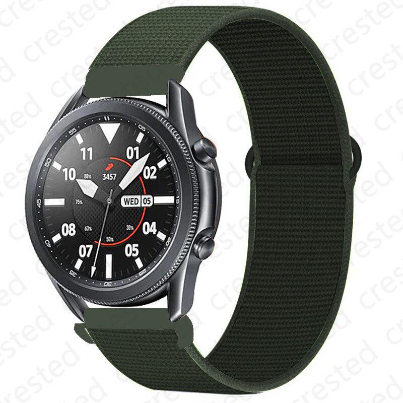 Ремешок 20/22 мм для Galaxy Watch 3/46/42 мм / активный 2 ремешка Samsung Gear S3 Frontier Sport нейлоновый браслет Huawei watch GT 2 41 45 мм