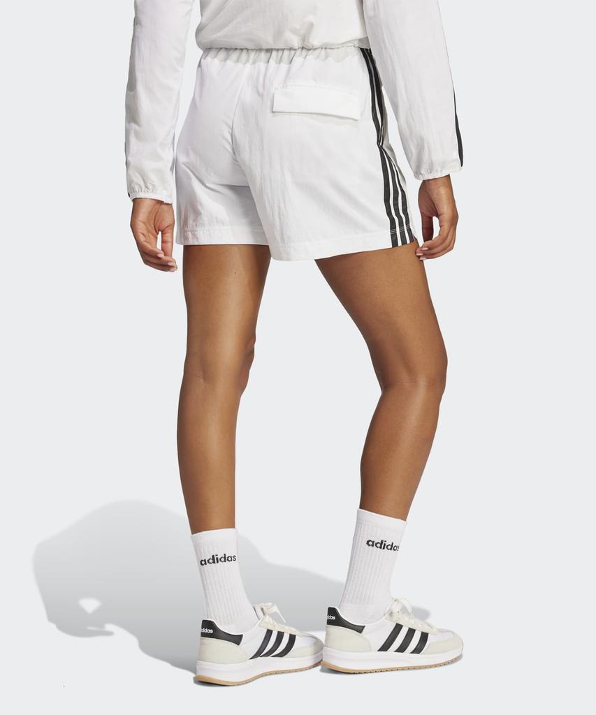 adidas Шорты Lifestyle с 3 полосками - Белые:Черный / Je1310