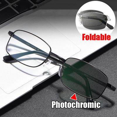 Складные прогрессивные фотохромные бифокальные очки для чтения Солнцезащитные очки для пресбиопии на открытом воздухе Спортивные Очки с защитой от синего света для ближнего и дальнего зрения