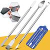 1set Universal Phone Repair Tools Kit Disassembly Blades Pry Opening Tool Metal Crowbar Disassemble Kit Phone Spatula Hand Tools Set