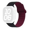 Stitched Line Pattern Silicone Strap for Apple Watch Series 11 10 42mm / 9 8 7 41mm / SE3 SE2 SE 6 5 4 40mm / 3 2 1 38mm Loop Magnetic Watch Band