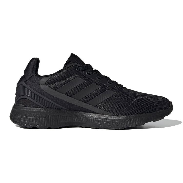 adidas Neo Nebula Ted Нескользящие Амортизирующие Износостойкие Кроссовки с Низким Верхом для Бега Детские Кроссовки для Бега Черные EH2543