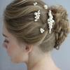 Женские украшения для волос Гребень для волос Ручная работа Жемчужная заколка Невеста Заколка Свадебное украшение для головы Аксессуар для волос